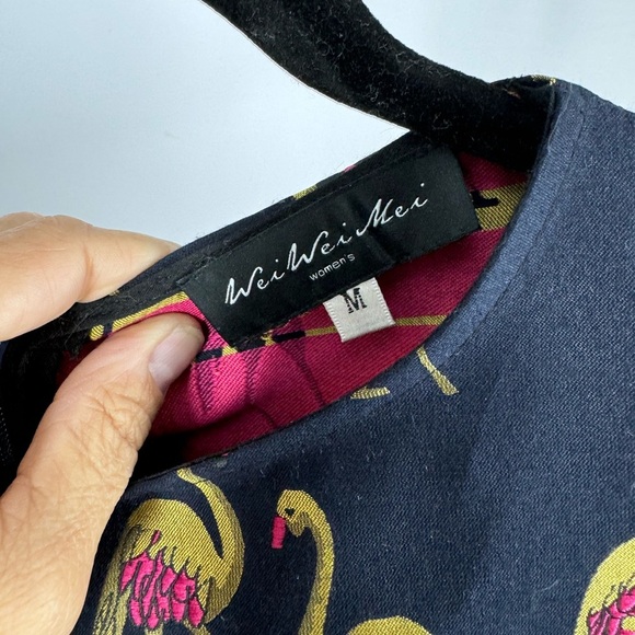Wei Wei Mei flamingo dress high low size M - Picture 7 of 11